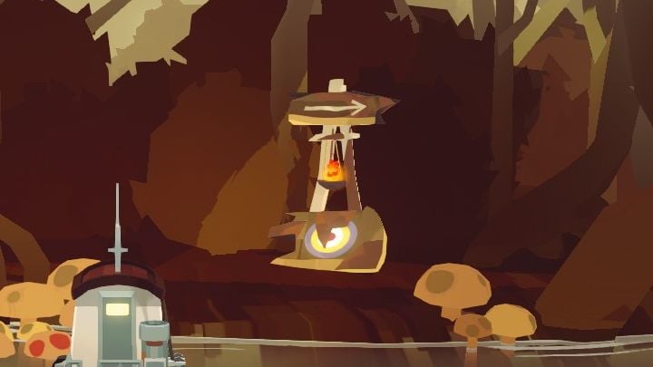 If you're having problems with finding the right way, use the signposts that lead directly to Camp - Dredge: The Bitter End - Pursuits - Dredge Guide