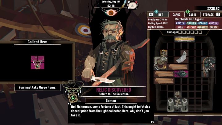 Airman will thank you for your help in avenging his comrades and will give you a special reward - Shimmering Necklace - Dredge: The Bitter End - Pursuits - Dredge Guide