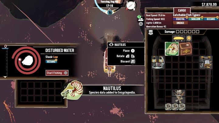 4 - Dredge The Iron Rig: How to catch a Nautilus? - FAQ - Dredge Guide