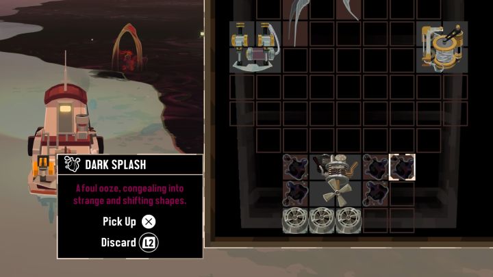 You can get the Shadowed Splashes achievement if you end up with a total of 5 Dark Splashes in the cargo hold - Dredge The Iron Rig: How to get Dark Splashes and the Shadowed Splashes trophy? - FAQ - Dredge Guide