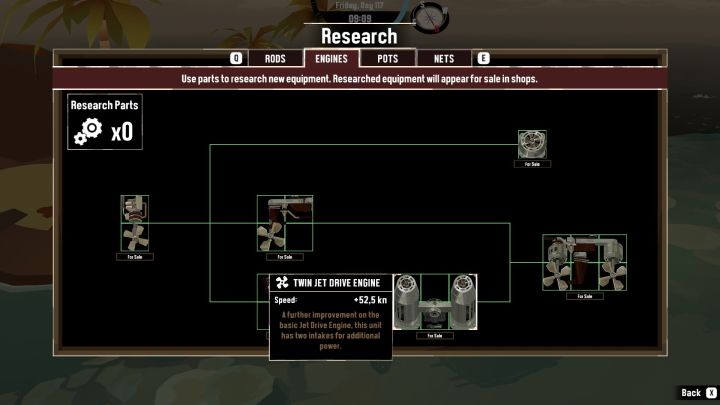 A good engine with a lot of power, unfortunately it takes up 5 slots in the cargo hold - Dredge: List of all Engines - Basics - Dredge Guide