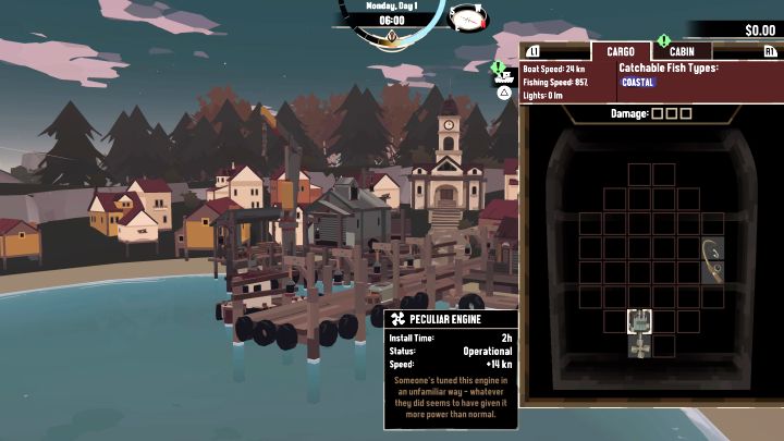 This is the engine with which you start the game - Dredge: List of all Engines - Basics - Dredge Guide