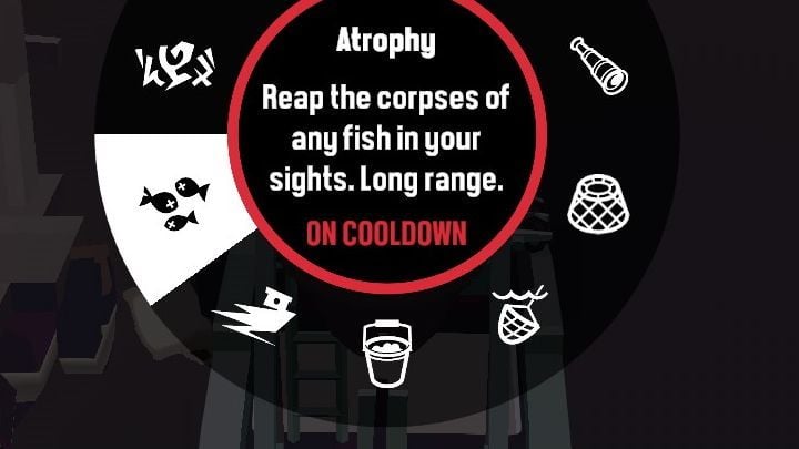 The Atrophy skill isn't available right away - Dredge: How to fish for Aberrations? - FAQ - Dredge Guide