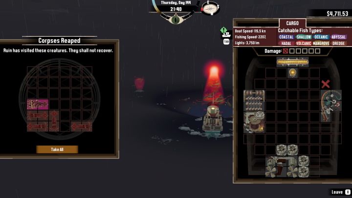 To activate Atrophy you must select it from the radial menu (E on the PC, L1 on the PS, LB on the Xbox) and use it - Dredge: How to fish for Aberrations? - FAQ - Dredge Guide