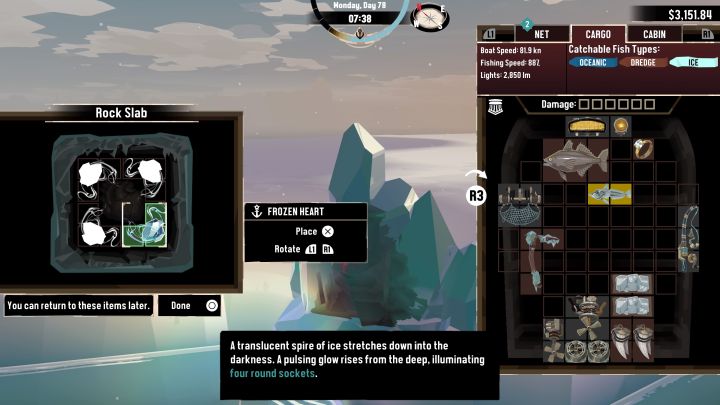 4 - Dredge The Pale Reach: What are the uses of Frozen Hearts? - FAQ - Dredge Guide