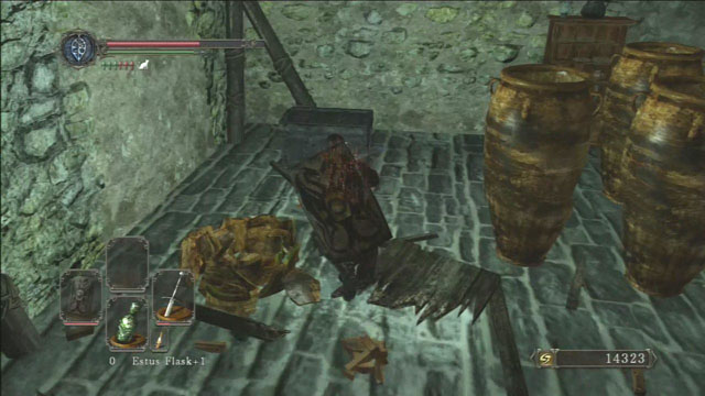 Open the chest. - No Mans Wharf - Walkthrough - Dark Souls II - Game Guide and Walkthrough