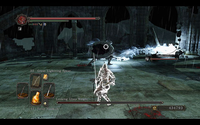 Looking Glass Knights charged sword - Looking Glass Knight - How to defeat a boss - Dark Souls II - Game Guide and Walkthrough