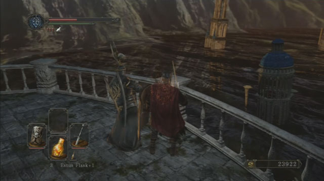 You can talk with the knight. - Heides Tower Of Flame - Walkthrough - Dark Souls II - Game Guide and Walkthrough