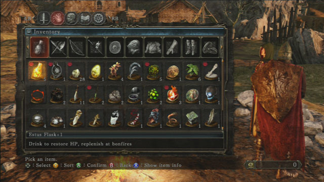 The Estus Flask is the most important healing item - 4. Healing - Dark Souls II - Game Guide and Walkthrough