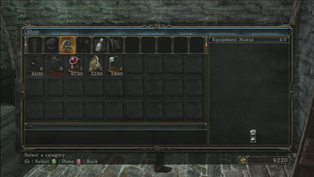The bartering window - 6. Barter - 4. Healing - Dark Souls II - Game Guide and Walkthrough