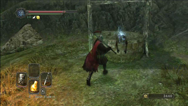 Jump into the well - Brightstone Cove Of Tseldora - campsite - Walkthrough - Dark Souls II - Game Guide and Walkthrough