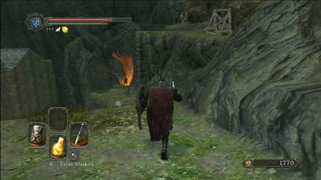 Watch out for the rocks - Brightstone Cove Of Tseldora - campsite - Walkthrough - Dark Souls II - Game Guide and Walkthrough