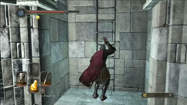Climb the ladder - Drangleic Castle - interiors - Walkthrough - Dark Souls II - Game Guide and Walkthrough