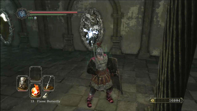 There will be enemies coming out of the mirrors - Aldias Keep - Walkthrough - Dark Souls II - Game Guide and Walkthrough