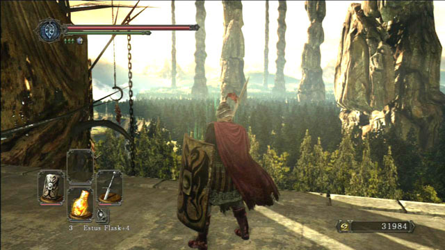 The landscape before the dragon fight - Aldias Keep - Walkthrough - Dark Souls II - Game Guide and Walkthrough