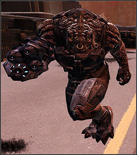 This slow lizard with a ring in his nose is a tough and dangerous enemy - Common enemies - Listings - Duke Nukem Forever - Game Guide and Walkthrough