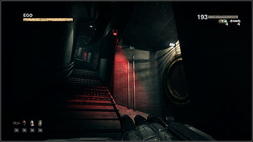 After reaching the top, keep following the red alarm lights until you reach a bridge that will collapse on your eyes - 22.2. Blowin The Dam: Part 2 - Campaign - Duke Nukem Forever - Game Guide and Walkthrough