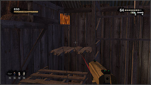 Time to sit behind the wheel again and drive through the barn as if it was a house of cards, straight to the end of the level - 14. Ghost Town - Campaign - Duke Nukem Forever - Game Guide and Walkthrough