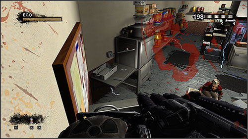 On one of the shelves you will have to knock over a broom leaning against it to reach the other side - 12.2. Duke Burger: Part 2 - Campaign - Duke Nukem Forever - Game Guide and Walkthrough