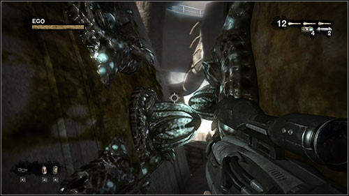 You have to keep this position, until a ship destroys the pillar which will open the further passage - 11. Crash Course - Campaign - Duke Nukem Forever - Game Guide and Walkthrough