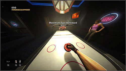 Another answering machine can be found in the employee room behind the toilets - 10. Duke Nukems Titty City - Campaign - Duke Nukem Forever - Game Guide and Walkthrough