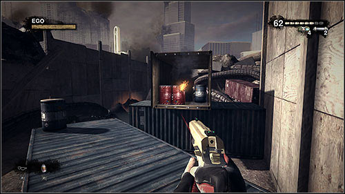 Cross the scaffolding to the vast square where you will find a crane with a demolition ball - 7.2. The Duke Dome: Part 2 - Campaign - Duke Nukem Forever - Game Guide and Walkthrough