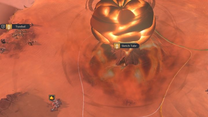 The atomic bomb is one of the agents' operations that will lower your Landsraad Standing. - Dune Spice Wars: Victory conditions - best ways to win - Basics - Dune Spice Wars Guide