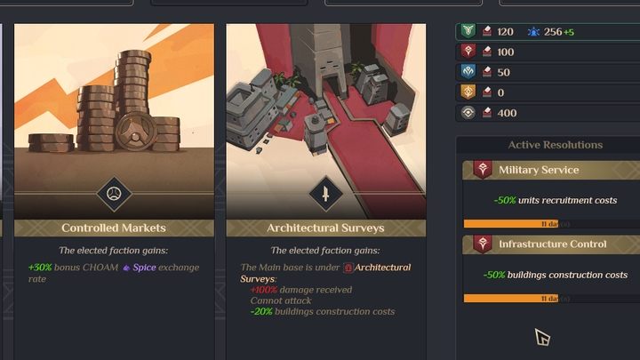 This type of victory is aimed mainly at the Harkonnen faction and, optionally, the Fremen - Dune Spice Wars: Victory conditions - best ways to win - Basics - Dune Spice Wars Guide