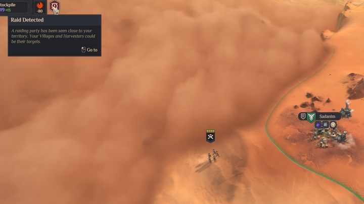 After some time you will witness the Fremen Raid - Dune Spice Wars: Beginning of the game - Step by Step Walkthrough - Basics - Dune Spice Wars Guide