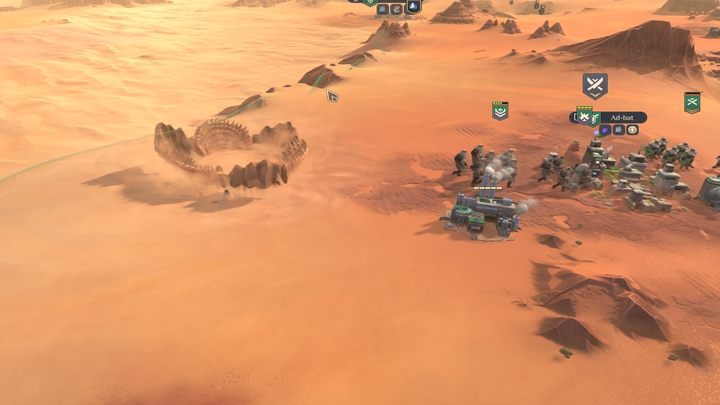 The Sandworm appears randomly in different places on the planet - Dune Spice Wars: Sandworm - Basics - Dune Spice Wars Guide