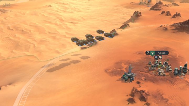 Each squad is loaded onto an individual shuttle. - Dune Spice Wars: Airfield - How To Use? - FAQ - Dune Spice Wars Guide