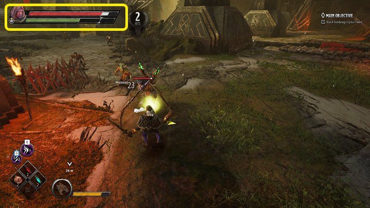 During combat, especially with more opponents, pay attention to the level of health and stamina of your hero - Dark Alliance: Beginners Guide - Basics - Dark Alliance Guide