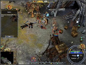 The conversation with the commander brings information about the Ettins camp, being located on the north - we got to destroy #1a it - Chapter 1: Entering the Ring - Order of the Flame - Dungeons & Dragons: Dragonshard - Game Guide and Walkthrough