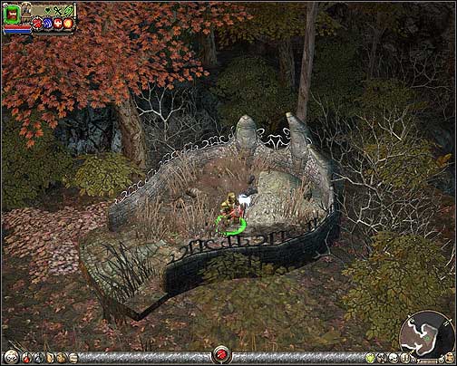 Here you'll find a Mana Shrine Stone - Chapter I - Side quests - Chapter I - Dungeon Siege II: Broken World - Game Guide and Walkthrough