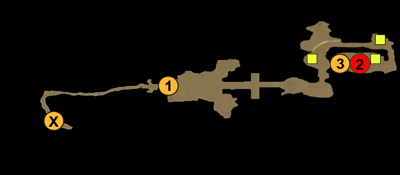 X - mission starting point - Maps - Prologue - Dungeon Siege III - Game Guide and Walkthrough