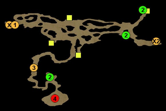 X - Entrance to the Chapterhouse - Maps - Act 1 - Dungeon Siege III - Game Guide and Walkthrough