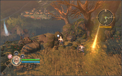 Raven's Rill visible in the distance. - Chapterhouse - Act 1 - Dungeon Siege III - Game Guide and Walkthrough