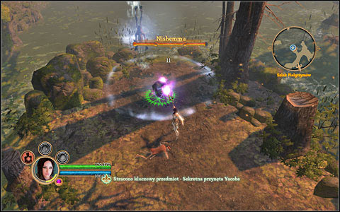 It's best to defeat the monster's underlings first and then attack the beast itself. - Side mission - Fish Hole - Act 1 - Dungeon Siege III - Game Guide and Walkthrough