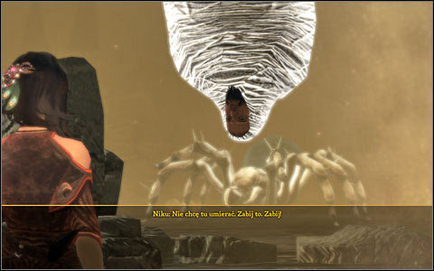 AoE attacks are best against the spider and her children. - Side mission - Hiding Out - Act 1 - Dungeon Siege III - Game Guide and Walkthrough