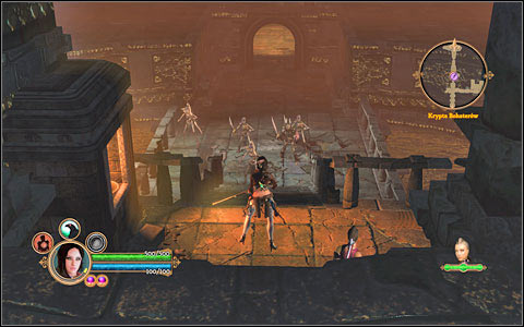 An entire undead army awaits you inside the crypt. - Side mission - Heroes of Old - Act 2 - Dungeon Siege III - Game Guide and Walkthrough