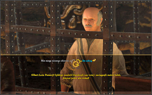 The prisoners are all being held nearby Olbert. - Side mission - Hostage Situation - Act 3 - Dungeon Siege III - Game Guide and Walkthrough