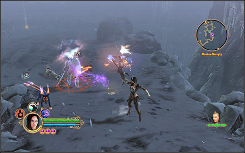 The guardsmen are quite a hard nut to crack. - Main mission - The Tumbledown Court - Act 4 - Dungeon Siege III - Game Guide and Walkthrough