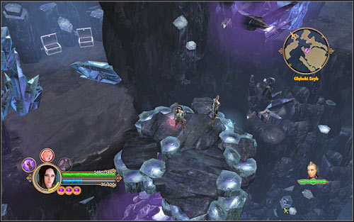 This treasures can be found only by moving the platform beside the Deep Well entrance. - Main mission - The Tumbledown Court - Act 4 - Dungeon Siege III - Game Guide and Walkthrough