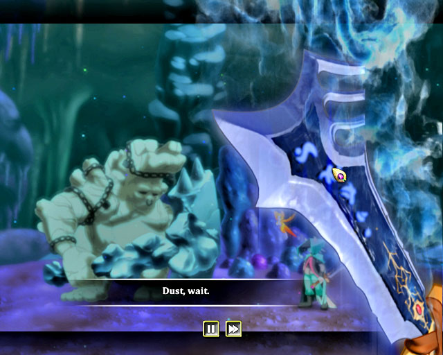 Looks dangerous but you will definitely have no problems eliminating him - Chapter 2 - Darkness - Walkthrough - Dust: An Elysian Tail - Game Guide and Walkthrough