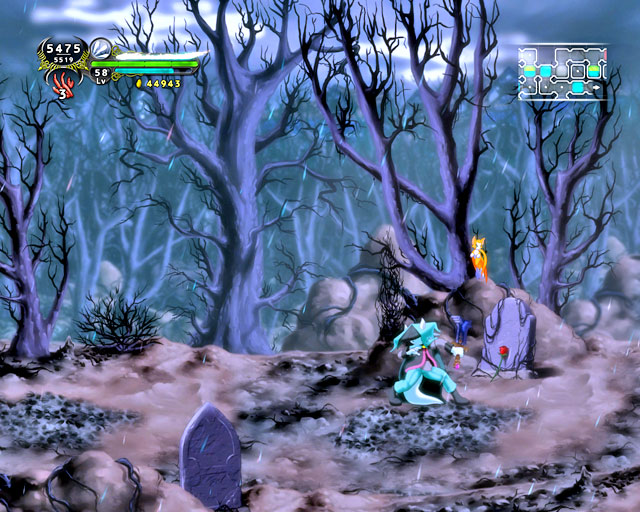 Kneel here for several seconds and you will be transported to a different location - Chapter 5 - Legend - Walkthrough - Dust: An Elysian Tail - Game Guide and Walkthrough