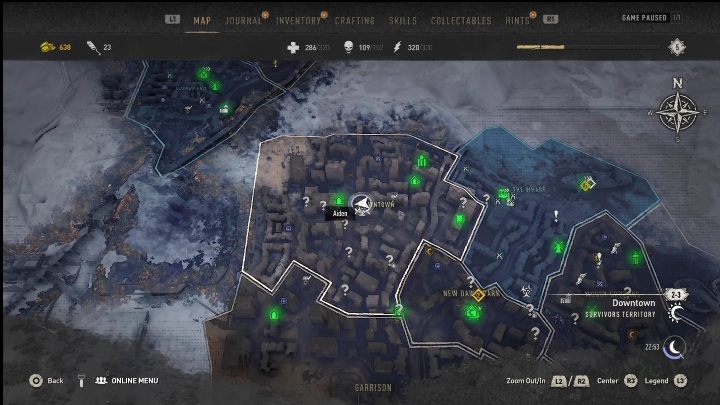9 - Dying Light 2: Inhibitors (Downtown) - list of all - Downtown - Dying Light 2 Guide
