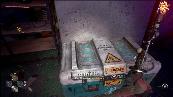 You will get to this GRE crate while exploring the building during the Broadcast main mission - Dying Light 2: Inhibitors (Garrison) - list of all - Garrison - Dying Light 2 Guide