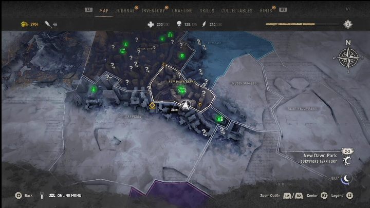 1 - Dying Light 2: Inhibitors (New Dawn Park) - list of all - New Dawn Park - Dying Light 2 Guide