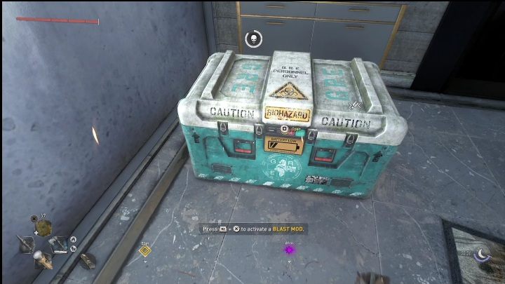 This GRE crate is in an abandoned building you can freely access - Dying Light 2: Inhibitors (New Dawn Park) - list of all - New Dawn Park - Dying Light 2 Guide