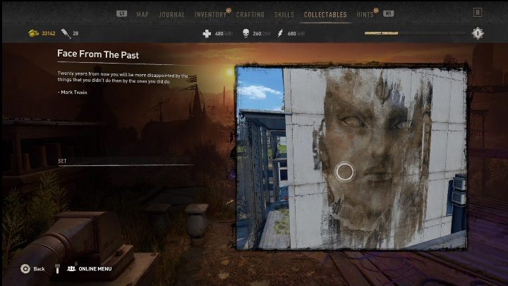 This graffiti is in the central area of Muddy Grounds, right next to a dark alley - Dying Light 2: Graffiti Tags (Muddy Grounds) - list of all - Muddy Grounds - Dying Light 2 Guide